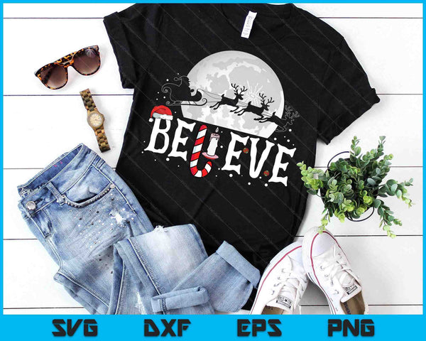 Christmas Santa Claus Christmas Faith SVG PNG Digital Printable Files