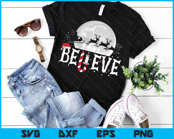 Christmas Santa Claus Christmas Faith SVG PNG Digital Printable Files