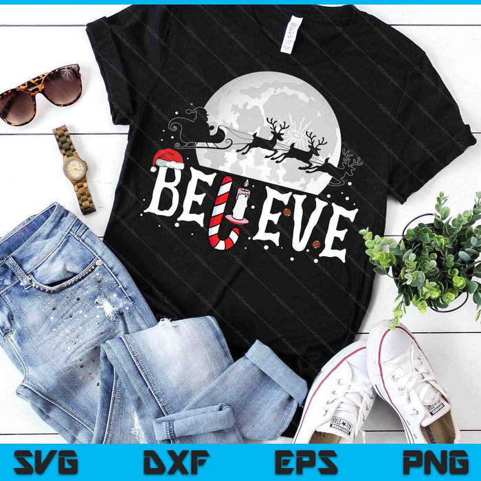 Christmas Santa Claus Christmas Faith SVG PNG Digital Printable Files