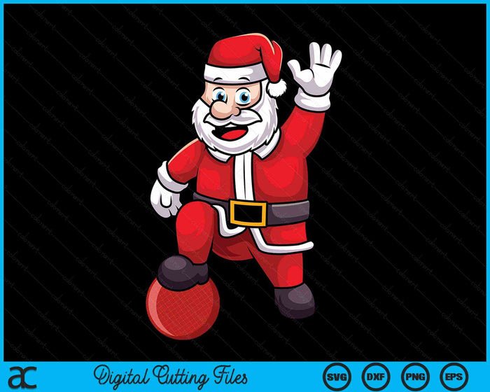 Christmas Santa Claus Dodgeball SVG PNG Digital Cutting Files