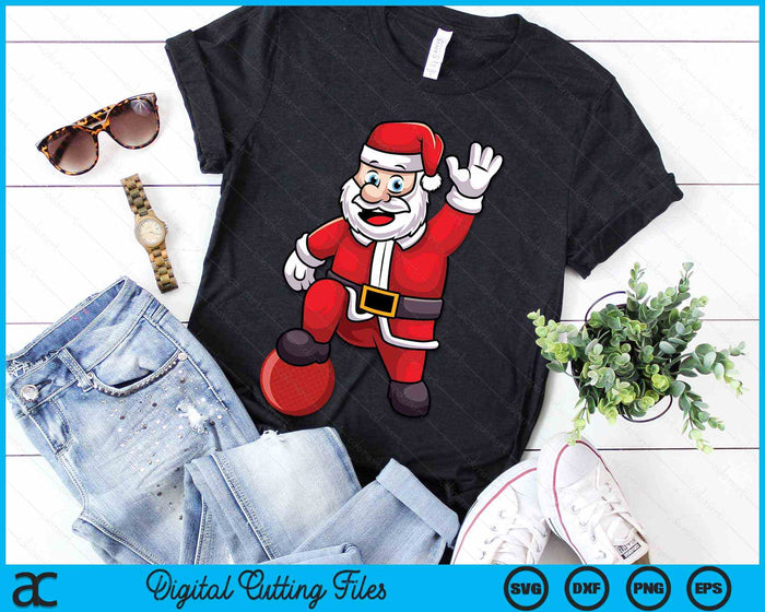 Christmas Santa Claus Dodgeball SVG PNG Digital Cutting Files