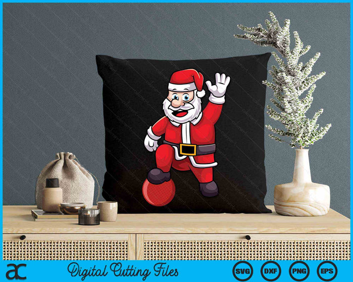 Christmas Santa Claus Dodgeball SVG PNG Digital Cutting Files