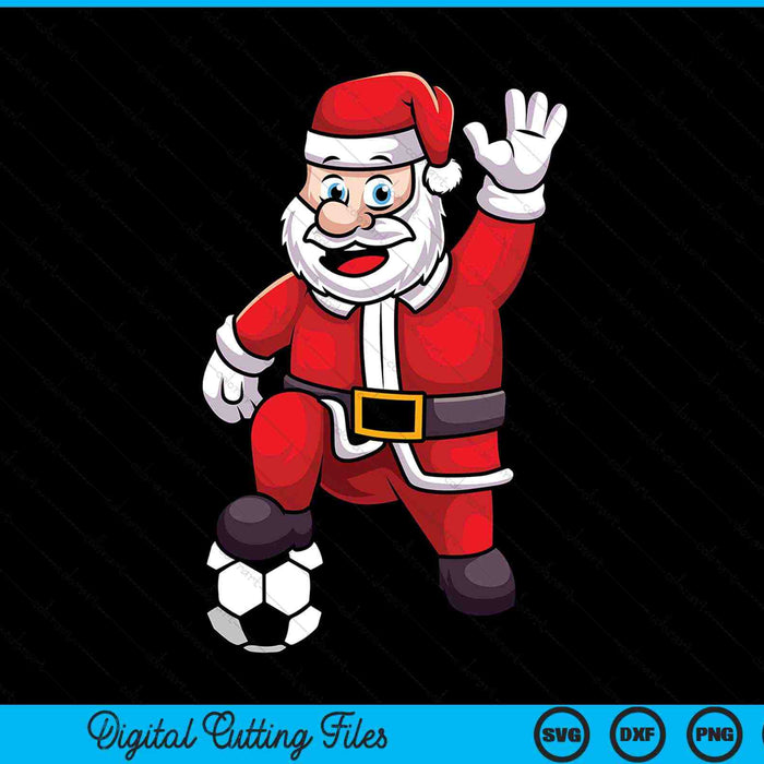 Christmas Santa claus football SVG cut file