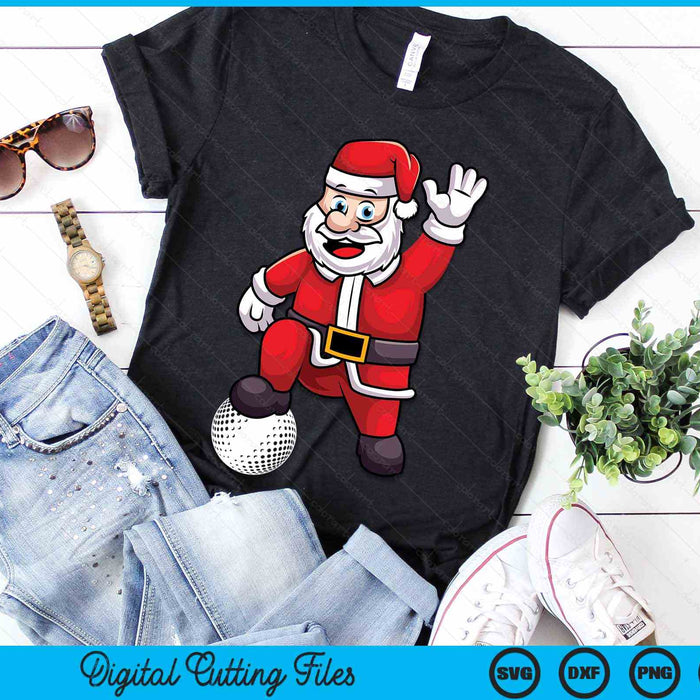Christmas Santa Claus Hockey SVG PNG Digital Cutting Files