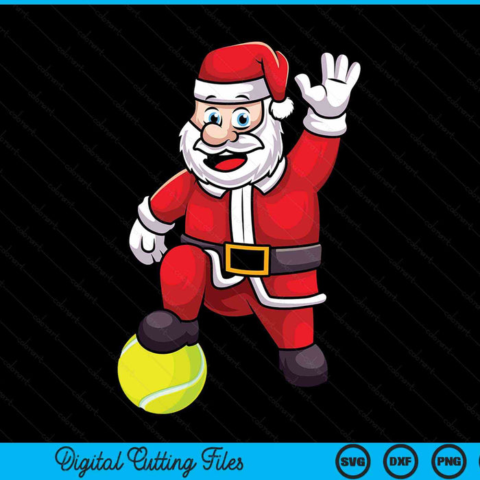 Christmas Santa claus tennis SVG cut file