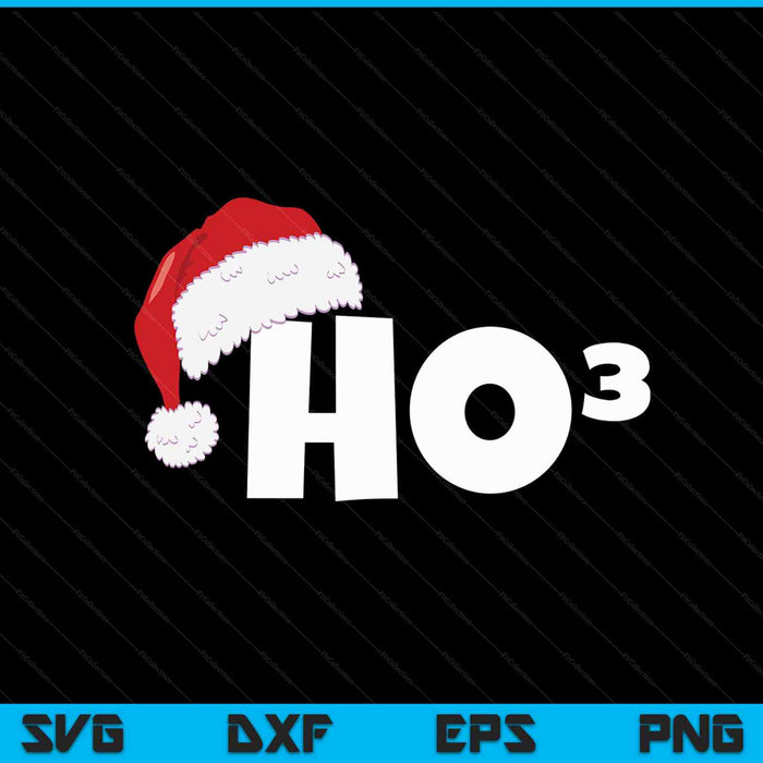 Christmas Santa HoHoHo Math & Physics Joke  Boys & Mens SVG PNG Digital Cutting Files
