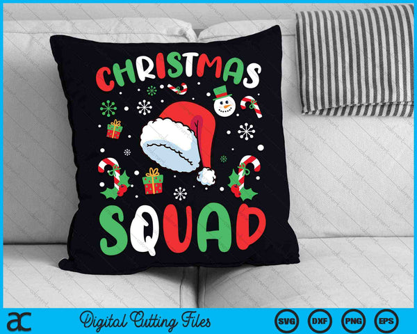 Christmas Squad Family Group Matching Christmas SVG PNG Digital Cutting Files