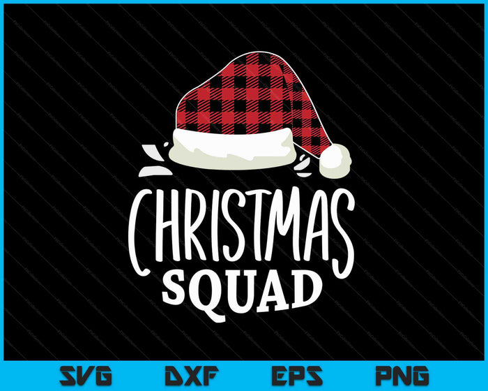 Kerstploeg familiegroep bijpassende kerst pyjama partij SVG PNG digitale snijbestanden