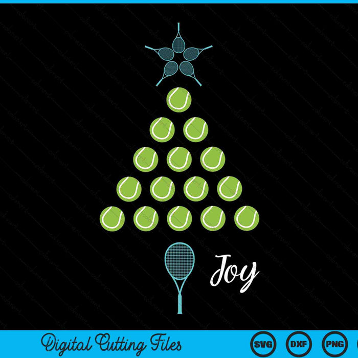 Christmas tennis ball Christmas tree SVG cut file