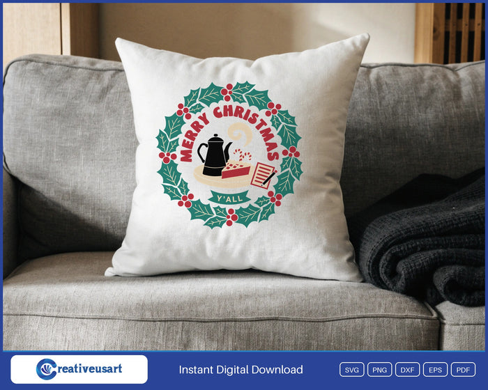Christmas Waitress Apron SVG file formats included