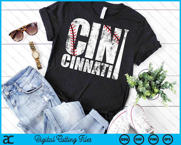 Cincinnati OH The Queens Chip City Basic Cincy SVG PNG Cortar archivos imprimibles - on a t-shirt
