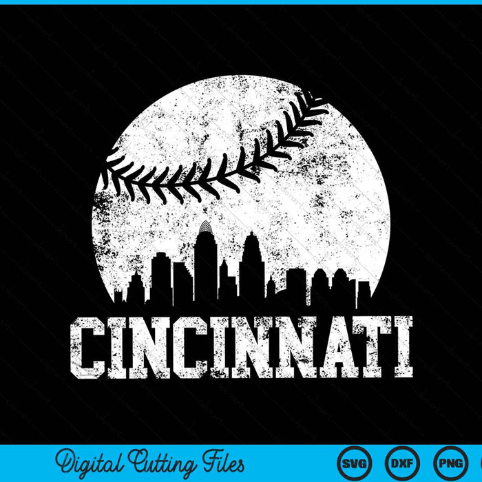 Cincinnati honkbal noodlijdende Gameday SVG PNG digitale snijbestanden