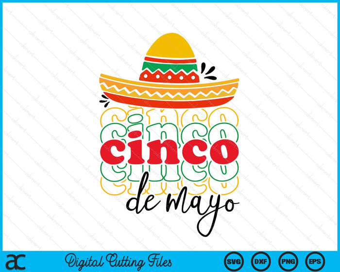 Cinco De Mayo SVG PNG Digital Printable Files