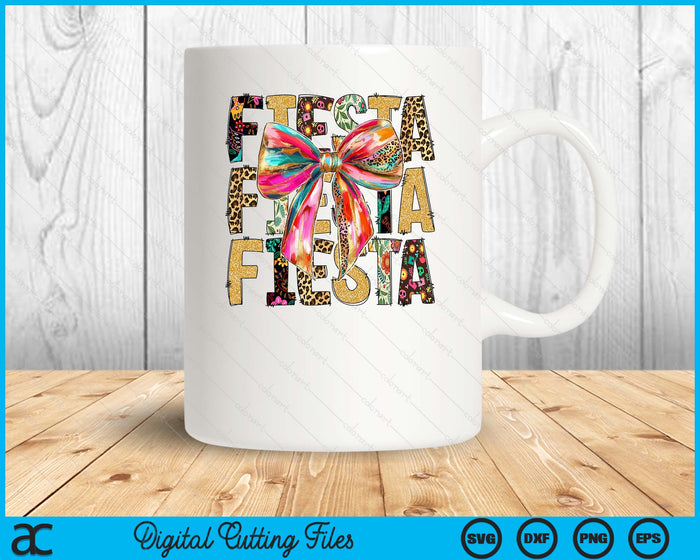 Cinco De Mayo Fiesta Coquette Bow Mexican Party SVG PNG Digital Printable Files