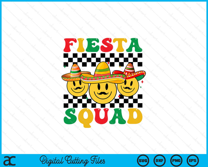 Cinco De Mayo Fiesta Squad SVG PNG Digital Printable Files