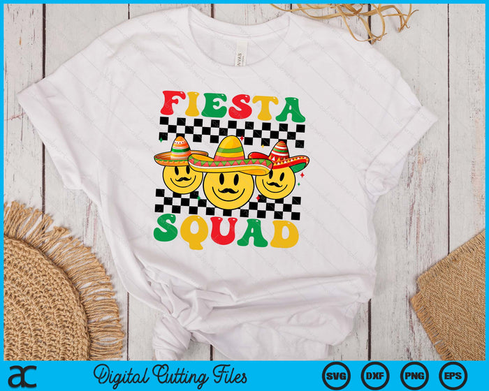 Cinco De Mayo Fiesta Squad SVG PNG Digital Printable Files