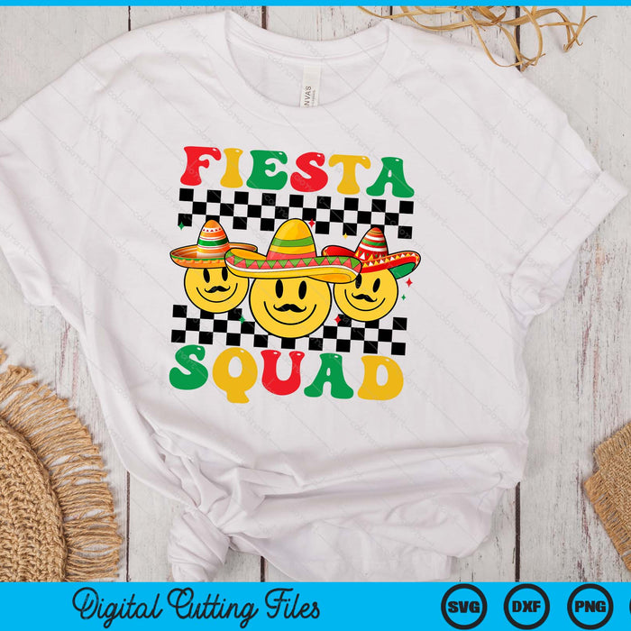 Cinco De Mayo Fiesta Squad SVG PNG Digital Printable Files