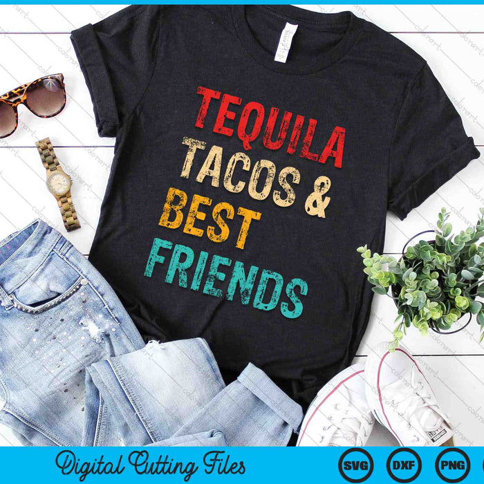 Cinco De Mayo Tequila Tacos Beste Vrienden SVG PNG Digitale Snijbestanden