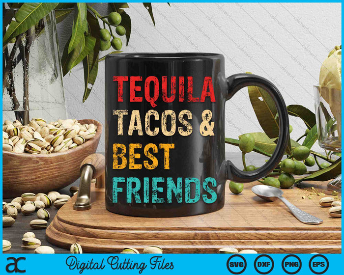 Cinco De Mayo Tequila Tacos Beste Vrienden SVG PNG Digitale Snijbestanden