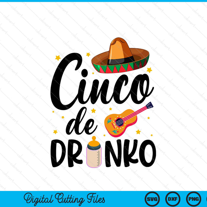 Cinco De Mayo Toddler Fiesta Mexican Holiday SVG PNG Digital Printable Files