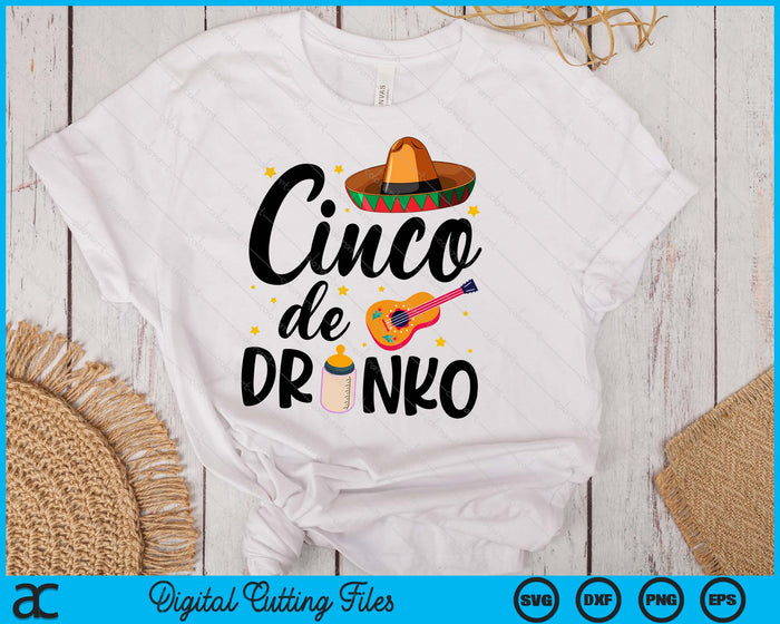 Cinco De Mayo Toddler Fiesta Mexican Holiday SVG PNG Digital Printable Files