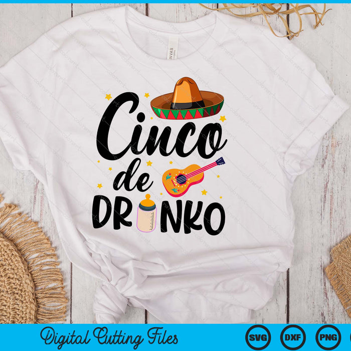 Cinco De Mayo Toddler Fiesta Mexican Holiday SVG PNG Digital Printable Files