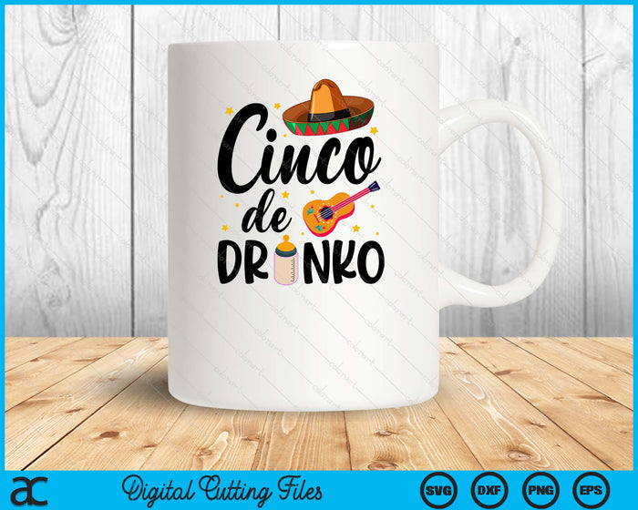 Cinco De Mayo Toddler Fiesta Mexican Holiday SVG PNG Digital Printable Files