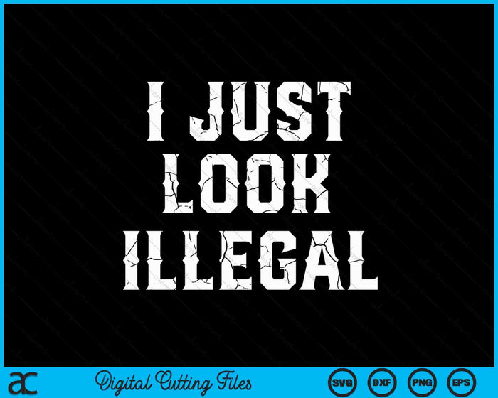 Cinco de Mayo I Just LooK Illegal Mexican Funny Humor SVG PNG Digital Printable Files