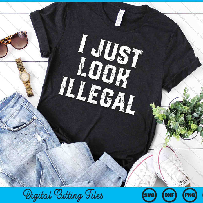 Cinco de Mayo I Just LooK Illegal Mexican Funny Humor SVG PNG Digital Printable Files