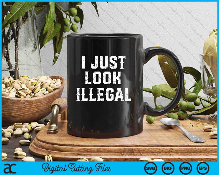 Cinco de Mayo I Just LooK Illegal Mexican Funny Humor SVG PNG Digital Printable Files