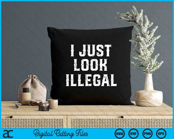 Cinco de Mayo I Just LooK Illegal Mexican Funny Humor SVG PNG Digital Printable Files