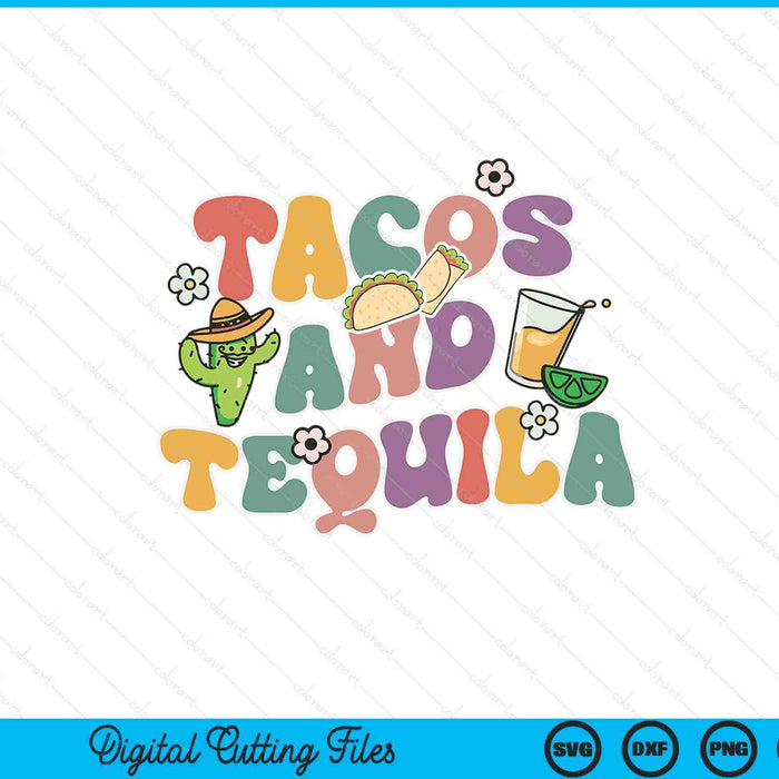 Cinco de Mayo Tacos And Tequila SVG PNG Digital Printable Files