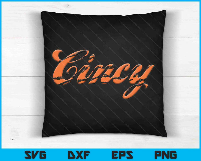 Cincy Bengal Stripes SVG PNG Digital Cutting Files