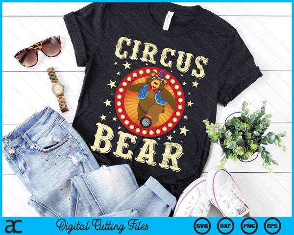 Circus Bear Costume Circus Bear SVG PNG Digital Printable Files