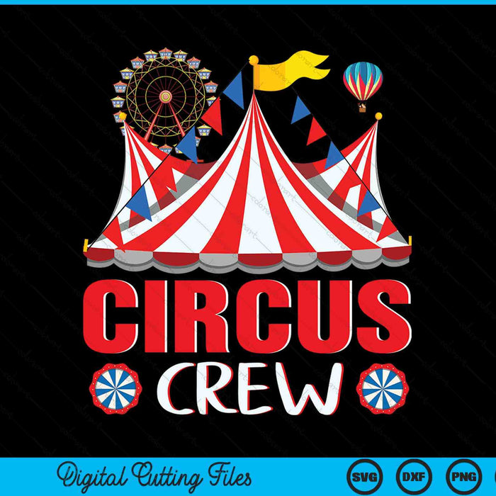 Circus crew circus staff costume theme party SVG cut file