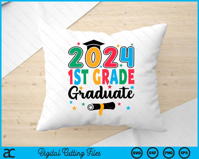 Class 2024 1st Grade Graduate Preschool Graduation SVG PNG Digital Cutting Files