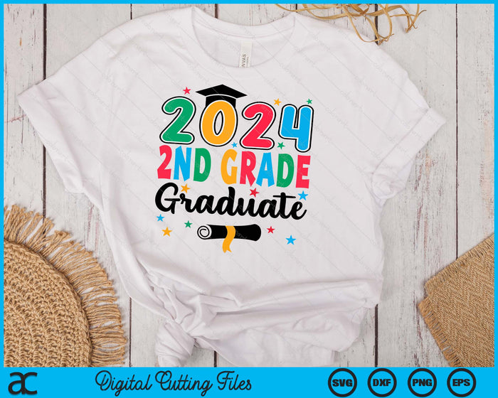 Class 2024 2nd Grade Graduate Preschool Graduation SVG PNG Digital Cutting Files