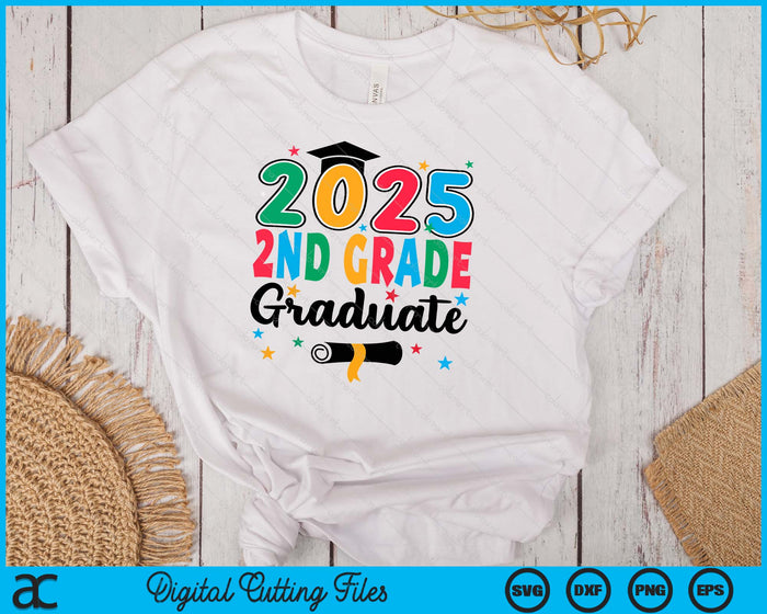 Class 2025 2nd Grade Graduate Preschool Graduation SVG PNG Digital Cutting Files