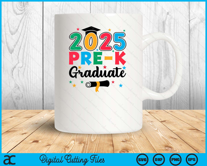 Class 2025 Pre-K Graduate Preschool Graduation SVG PNG Digital Cutting Files