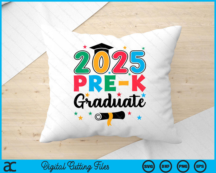 Class 2025 Pre-K Graduate Preschool Graduation SVG PNG Digital Cutting Files