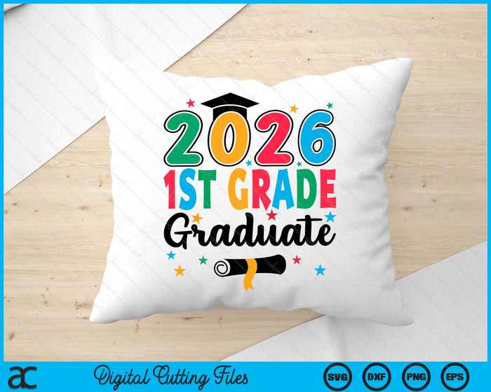 Class 2026 1st Grade Graduate Preschool Graduation SVG PNG Digital Cutting Files