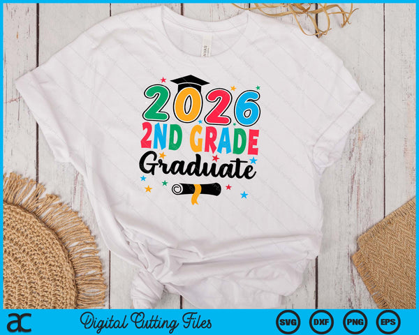 Class 2026 2nd Grade Graduate Preschool Graduation SVG PNG Digital Cutting Files