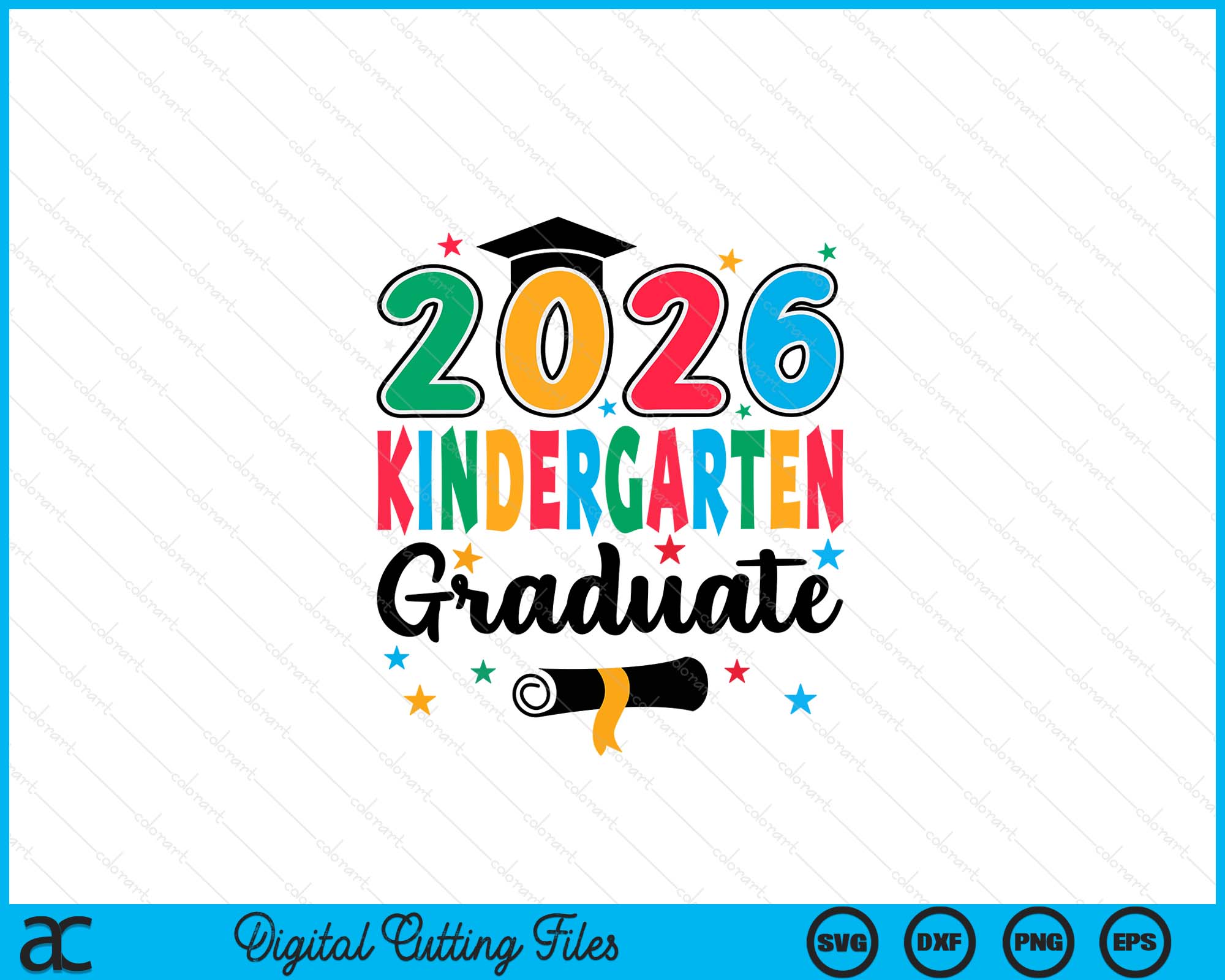 Class 2026 Kindergarten Graduate Preschool Graduation SVG PNG Files Class 2026 Kindergarten Graduate Preschool Graduation SVG PNG Files