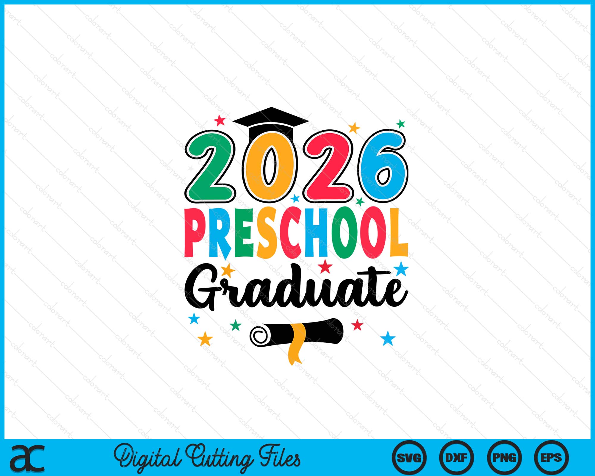 Welcome to the Class of 2026 Preschool 4 Class 2026 Preschool Graduate Preschool Graduation SVG ...