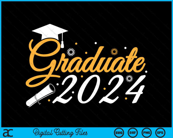 Class Of 2024 Graduate Graduation SVG PNG Digital Cutting Files