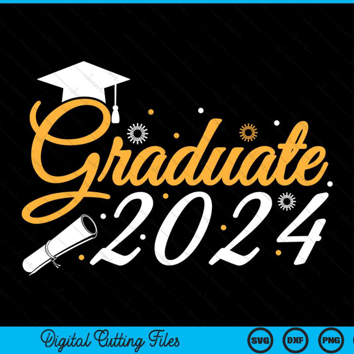 Class Of 2024 Graduate Graduation SVG PNG Digital Cutting Files