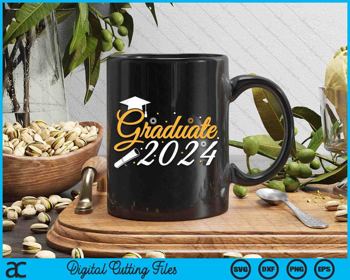 Class Of 2024 Graduate Graduation SVG PNG Digital Cutting Files