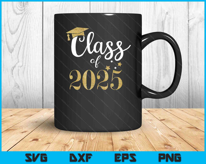 Clase de 2025 SVG PNG cortando archivos imprimibles