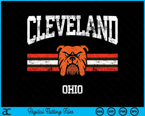 Cleveland Ohio Retro Vintage Classic SVG PNG Digital Printable Files