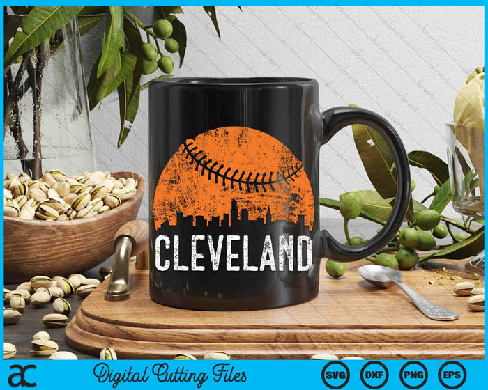 Cleveland Skyline Cleveland Baseball SVG PNG Digital Cutting Files